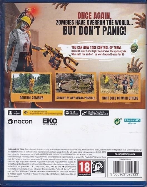 Welcome to Paradize - PS5 (A Grade) (Genbrug)